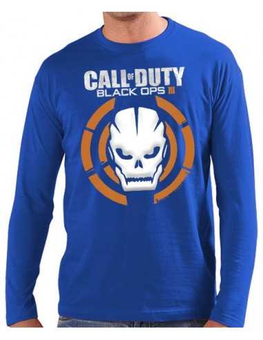 Camiseta Black Ops 3 Skull manga larga