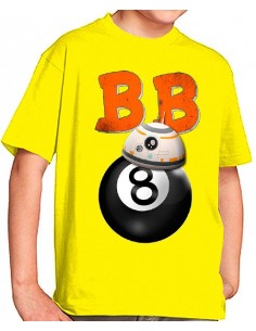 Camiseta Star Wars BB-8 Pool 8 niños