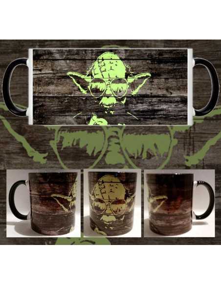 Taza Yoda Madera