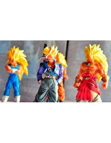 Pack de 4 Figuras de dragon Ball Z Super Saiyan de 16 cms 