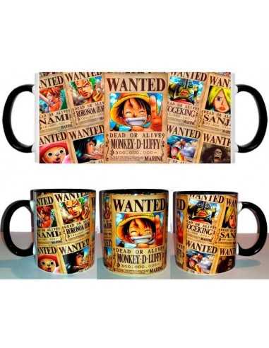 Taza One Piece Wanted