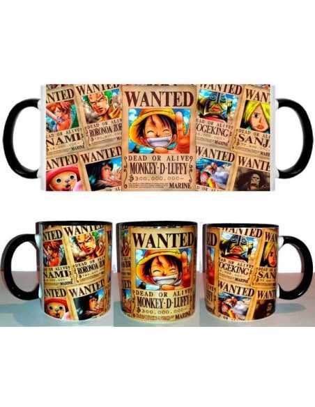 Taza One Piece Wanted