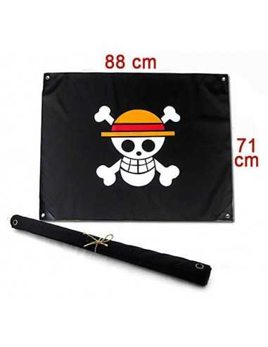 Bandera One Piece Luffy tamaño real - Hot Anime