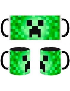 Taza minecraft creeper - cerámica Hornet
