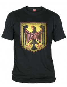 Camiseta escudo Tapout negra