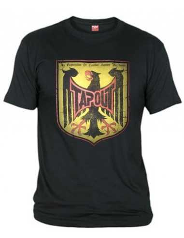 Camiseta escudo Tapout negra Camiseta escudo Tapout negra