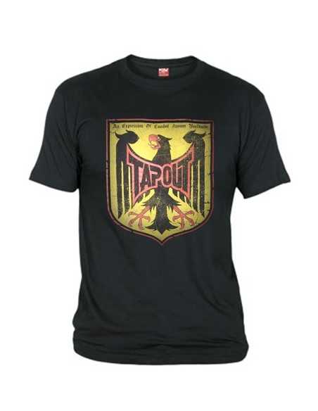Camiseta escudo Tapout negra Camiseta escudo Tapout negra