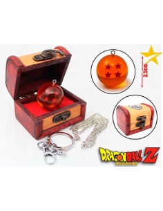 Bola Dragon Ball Z 4 estrellas con cofre