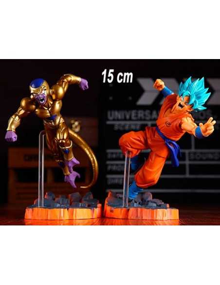 Figuras dragon ball Z Goku SS Dios y Golden Freezer