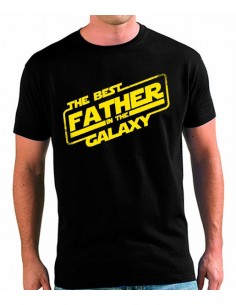 Camiseta día del padre Best Father in The Galaxy