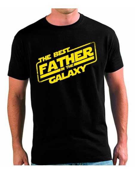 Camiseta día del padre Best Father in The Galaxy