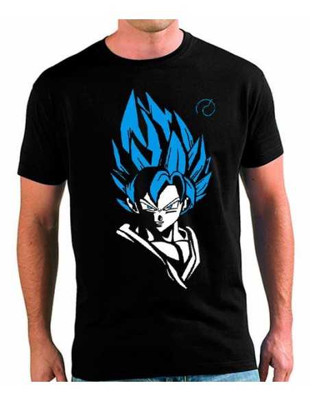 Camiseta Son Goku Super Saiyan Dios