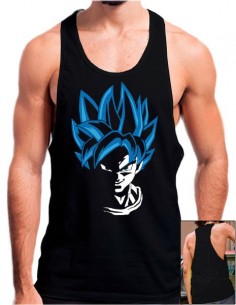 Camiseta Son Goku SS Dios Super Saiyan - Tirantes Gym