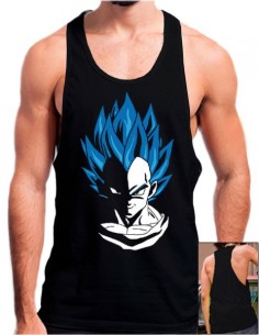 Camiseta Vegeta SS Dios Super Saiyan - Tirantes Gym