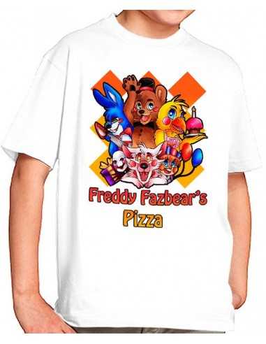 Camiseta five nights at freddy's Pizza