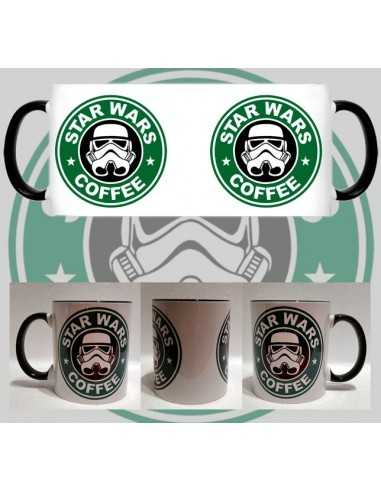 Taza Star Wars Stormtrooper starbuck cafe