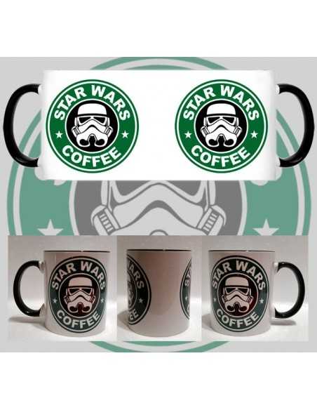 Taza Star Wars Stormtrooper starbuck cafe