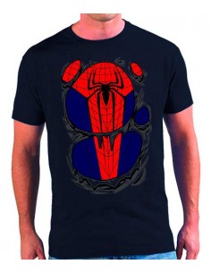 Camiseta Amazing Spiderman "rasgada"