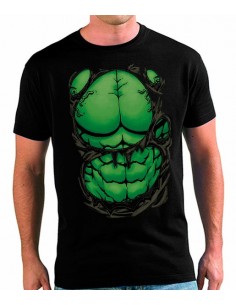 Camiseta Increible Hulk "rasgada" abdominales 2