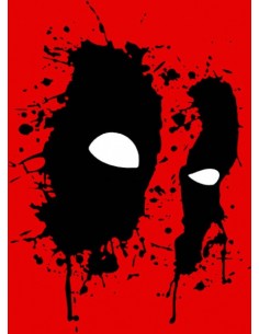 Camiseta Dead Pool salpicaduras 2