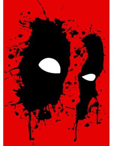 Camiseta Dead Pool salpicaduras Camiseta Dead Pool salpicaduras