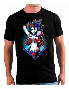 Camiseta Dead Pool con Harley Quinn