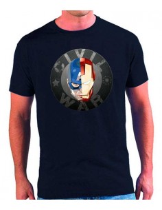 Camiseta Capitán América Vs Ironman 2