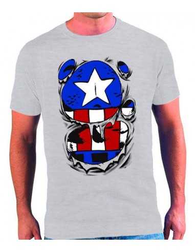 Camiseta Capitán América - roto