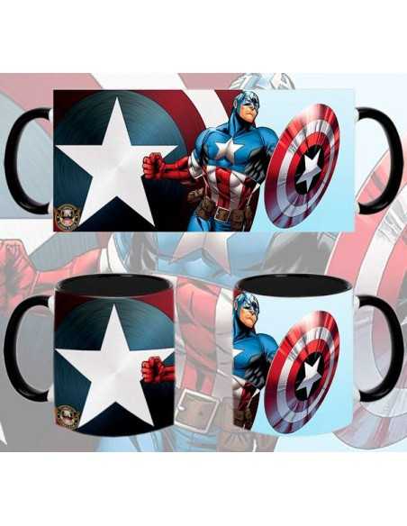 Taza Capitán Amérca Clásica Taza Capitán Amérca Clásica