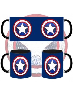 Taza Capitán América Escudos