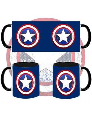 Taza Capitán América Escudos