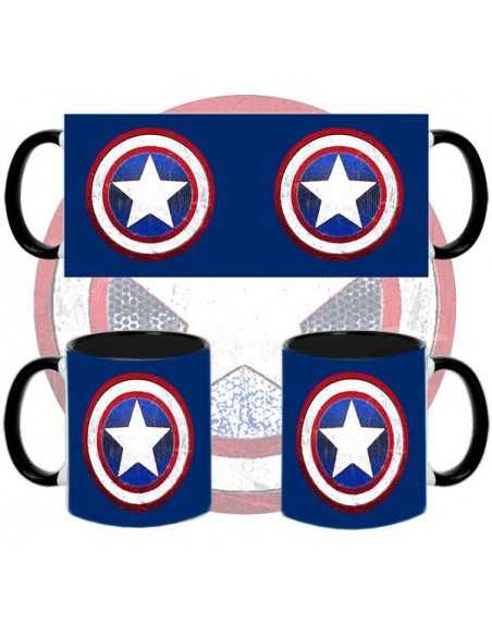 Taza Capitán América Escudos