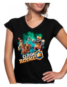 Camiseta Mujer Clash Royale Rey