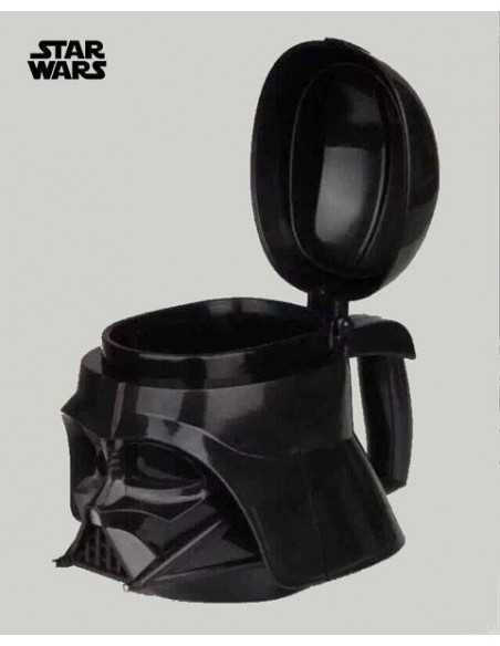 Taza Star Wars casco Darth Vader 3D con tapa Taza Star Wars casco Darth Vader 3D con tapa