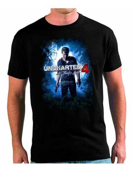 Camiseta Uncharted 4 Cover