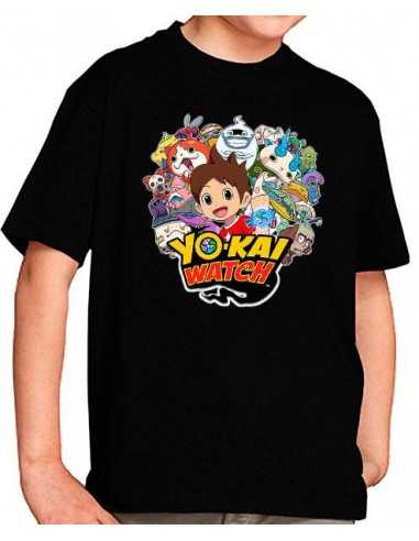 Camiseta Yo-kai Watch personajes