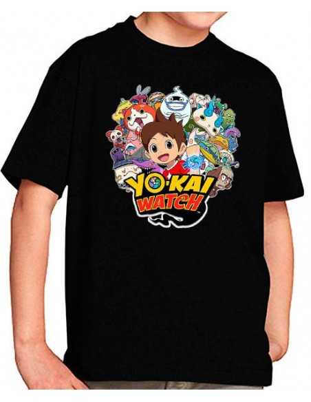 Camiseta Yo-kai Watch personajes