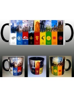 Taza Juego de Tronos Banderas
