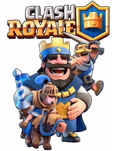 Camiseta Clash Royale Rey Azul - Poli