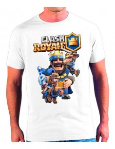 Camiseta Clash Royale Rey Azul - Poli