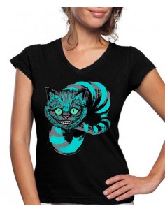 Camiseta mujer Cheshire - Art Blue