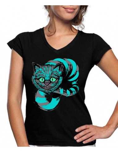 Camiseta mujer Cheshire - Art Blue