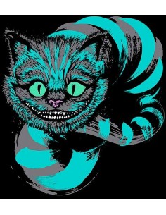 Camiseta mujer Cheshire - Art Blue 2