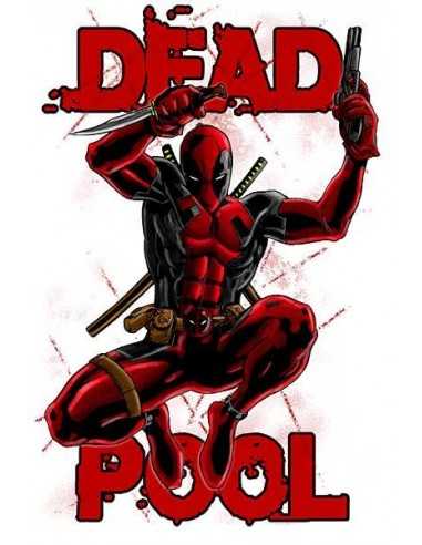 Camiseta Dead Pool Diseño Brink Poliester