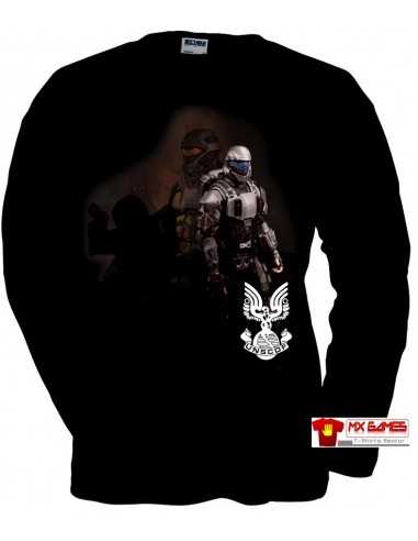 Camiseta Halo Spartan Uncs manga larga