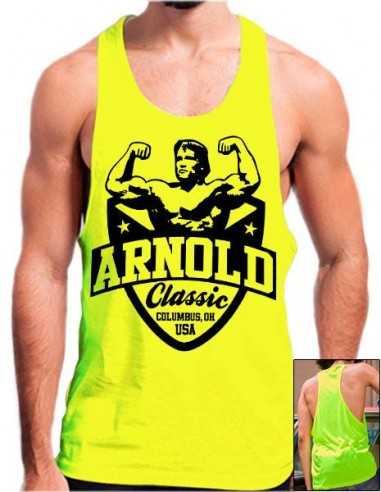 Camiseta Arnold Classic tirantes amarillo fluor Camiseta Arnold Classic tirantes amarillo fluor