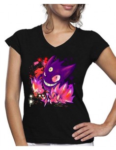 Camiseta de mujer Pokémon Mega Gengar