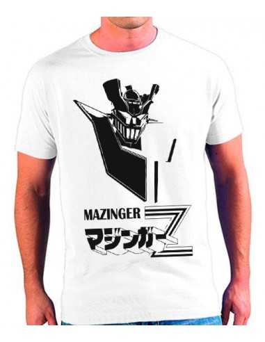 Camiseta Mazinger Z perfil (blanco y negro) Camiseta Mazinger Z perfil (blanco y negro)