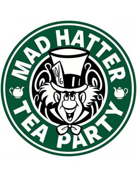 Camiseta Alicia Sombrerero Tea Party Poliester