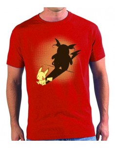 Camiseta Pikachu sombra